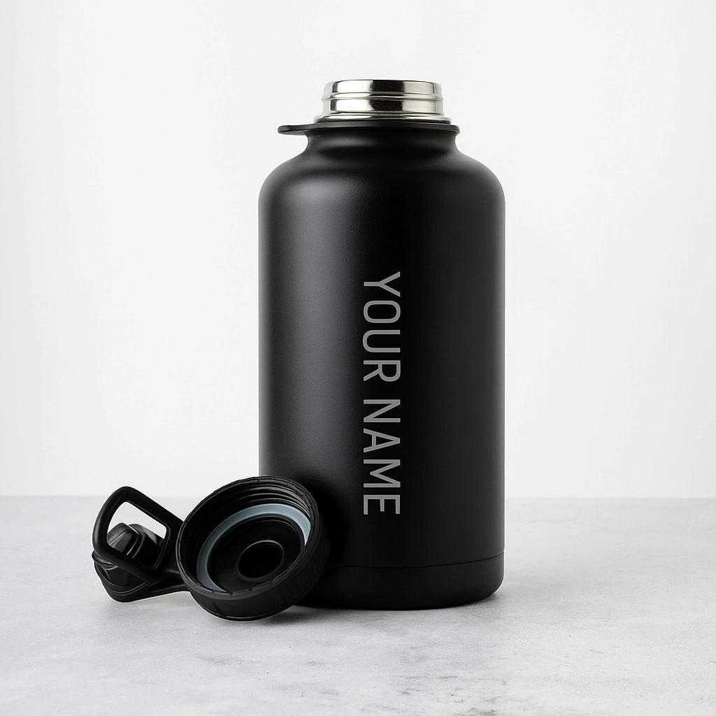 128oz Stainless Steel Insulated Thermal Bottle Gympack - Customizable