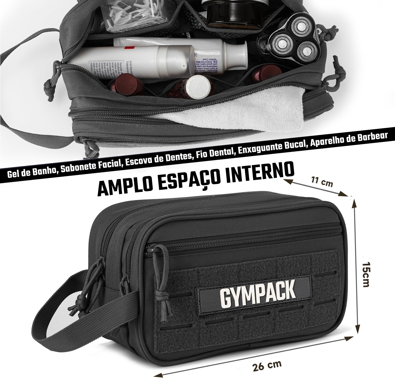 Gympack Attachable Toiletry Bag