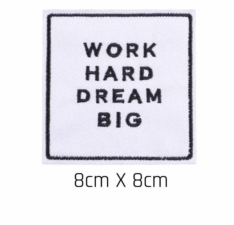 Work Hard Dream Big Patch