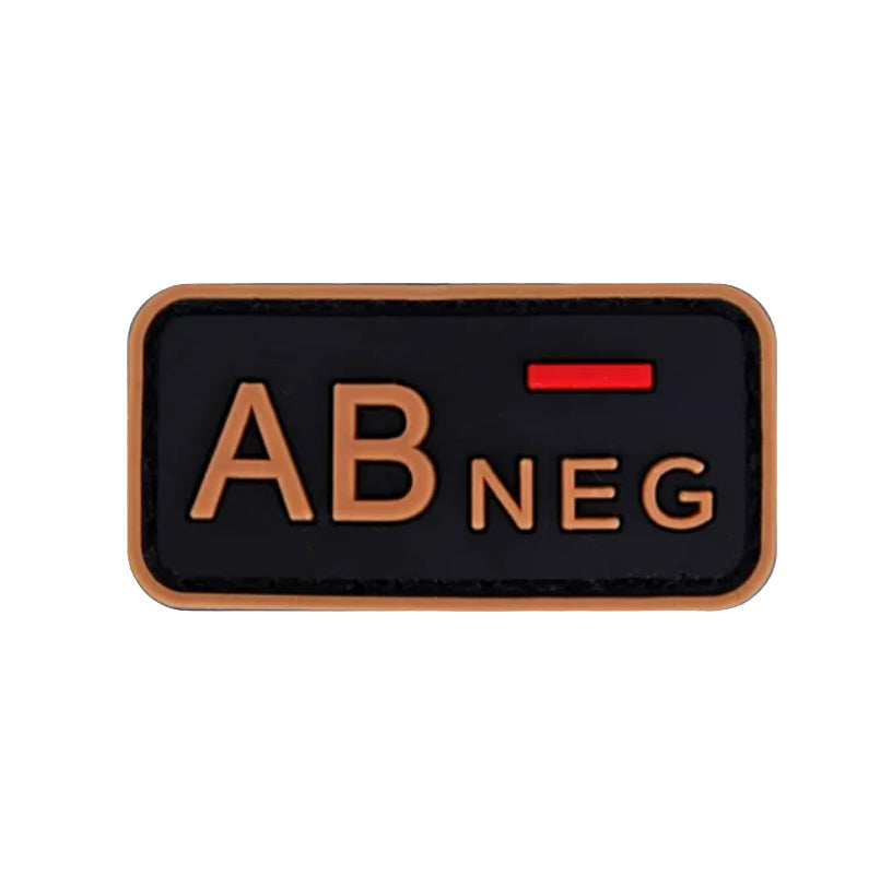 Blood Type Patch (A+, B+, AB+, O+, A-, B-, AB-, O-) Bronze