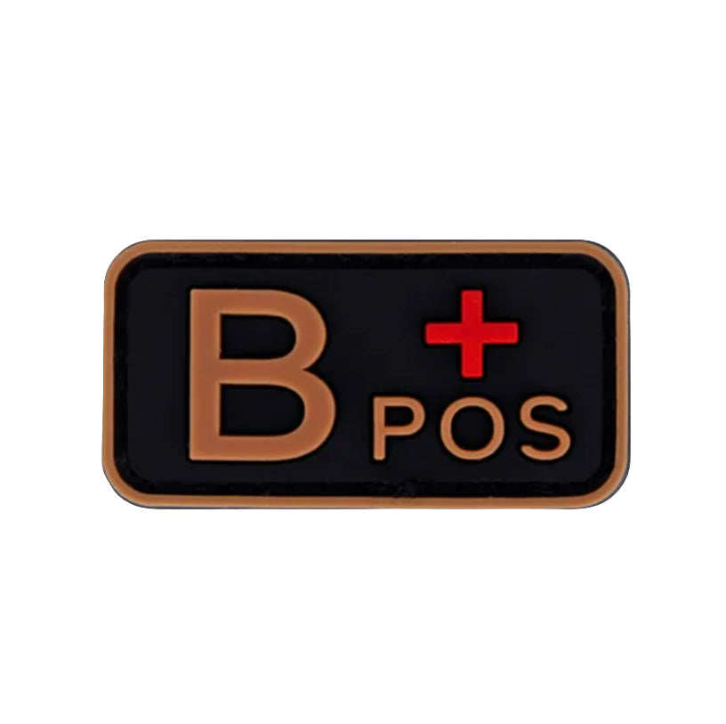 Blood Type Patch (A+, B+, AB+, O+, A-, B-, AB-, O-) Bronze