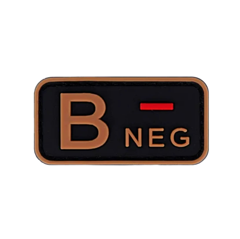 Blood Type Patch (A+, B+, AB+, O+, A-, B-, AB-, O-) Bronze