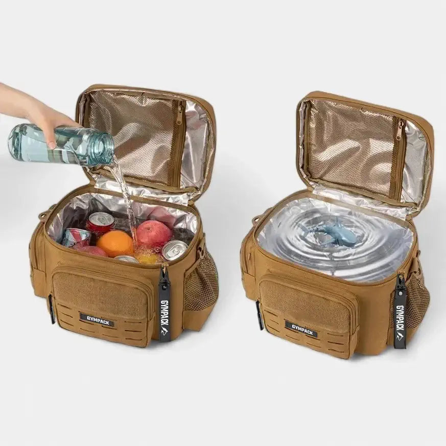 Gympack Khaki 13L Thermal Lunch Bag