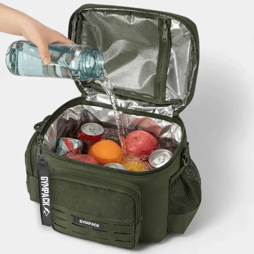 13L Gympack Green Thermal Lunch Bag