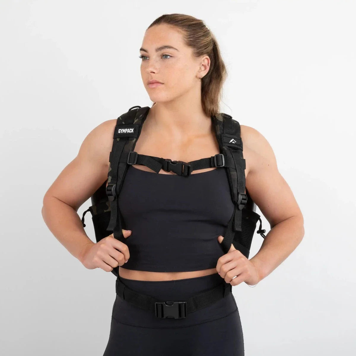 Gympack Pro 25L Black Camo