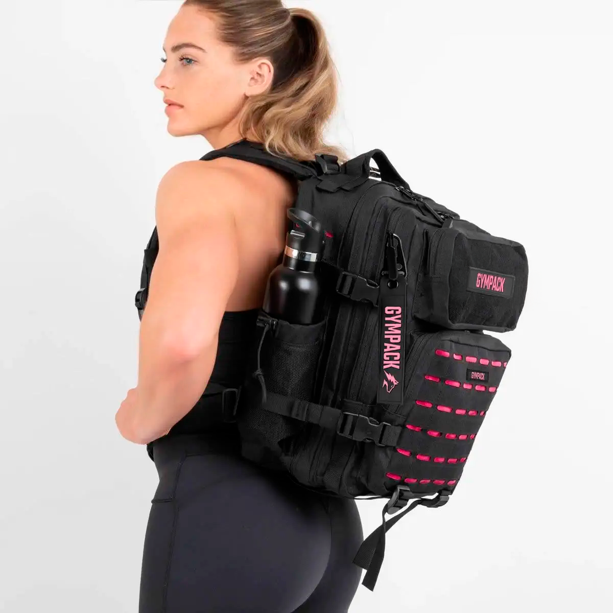 Gympack Pro 25L Black and Pink