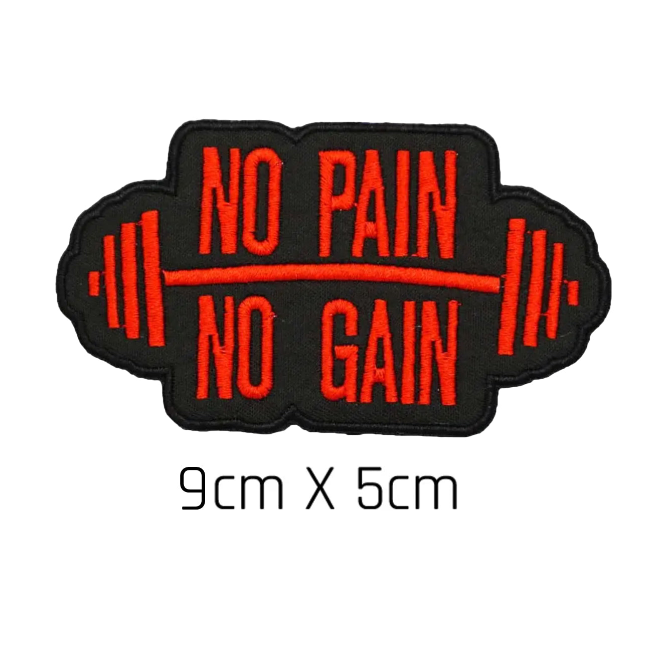 No Pain No Gain Red Patch