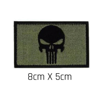 Green Skull Patch