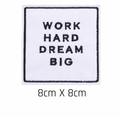 Work Hard Dream Big Patch