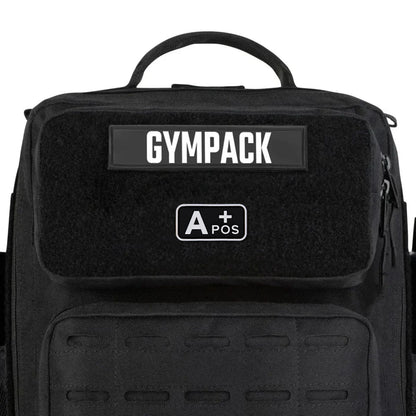 Blood Type Patch (A+, B+, AB+, O+, A-, B-, AB-, O-) Black