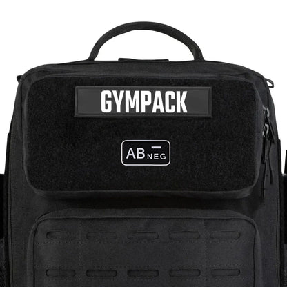 Blood Type Patch (A+, B+, AB+, O+, A-, B-, AB-, O-) Black