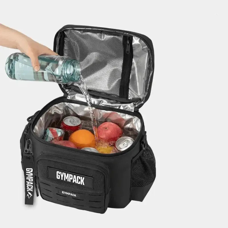 Gympack 13L Black Thermal Lunch Bag