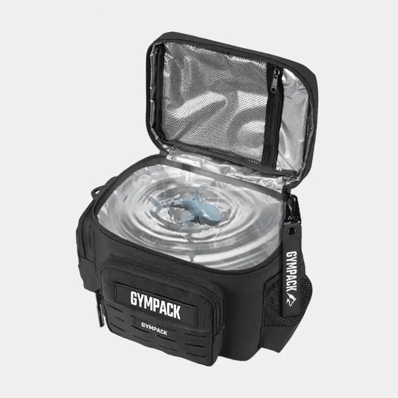 Gympack 13L Black Thermal Lunch Bag