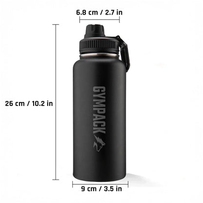 40oz Stainless Steel Insulated Thermal Bottle Gympack
